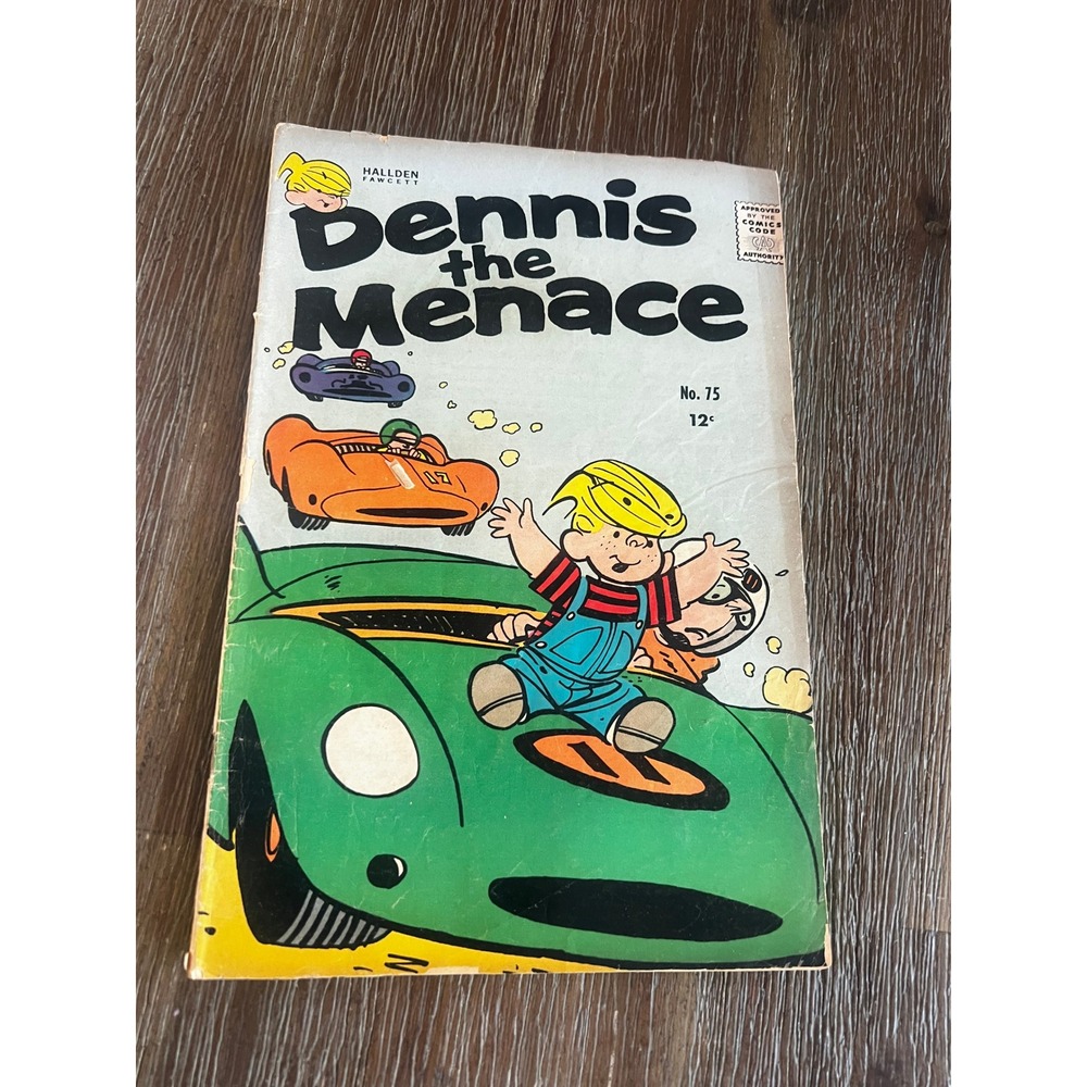 Vintage Dennis the Menace No. 75 Hallden Fawcett 1964 Silver Age Comic Book 12c